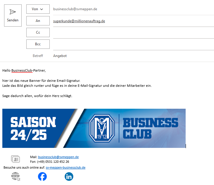 MAIL-ABBINDER 24/25 – ZEIGE DICH ALS PARTNER