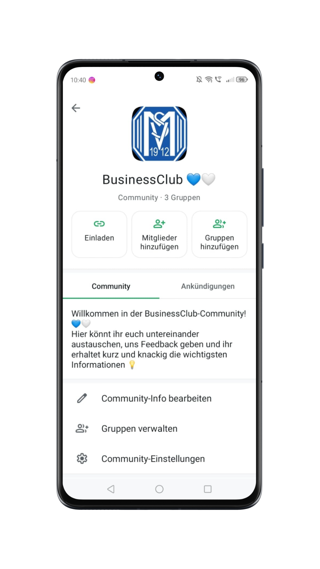 BUSINESSCLUB-COMMUNITY JETZT AUCH BEI WHATSAPP!